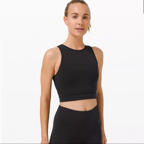 NWT Lululemon Reveal Crop Tank Velocity (4) - Picture 1 of 9